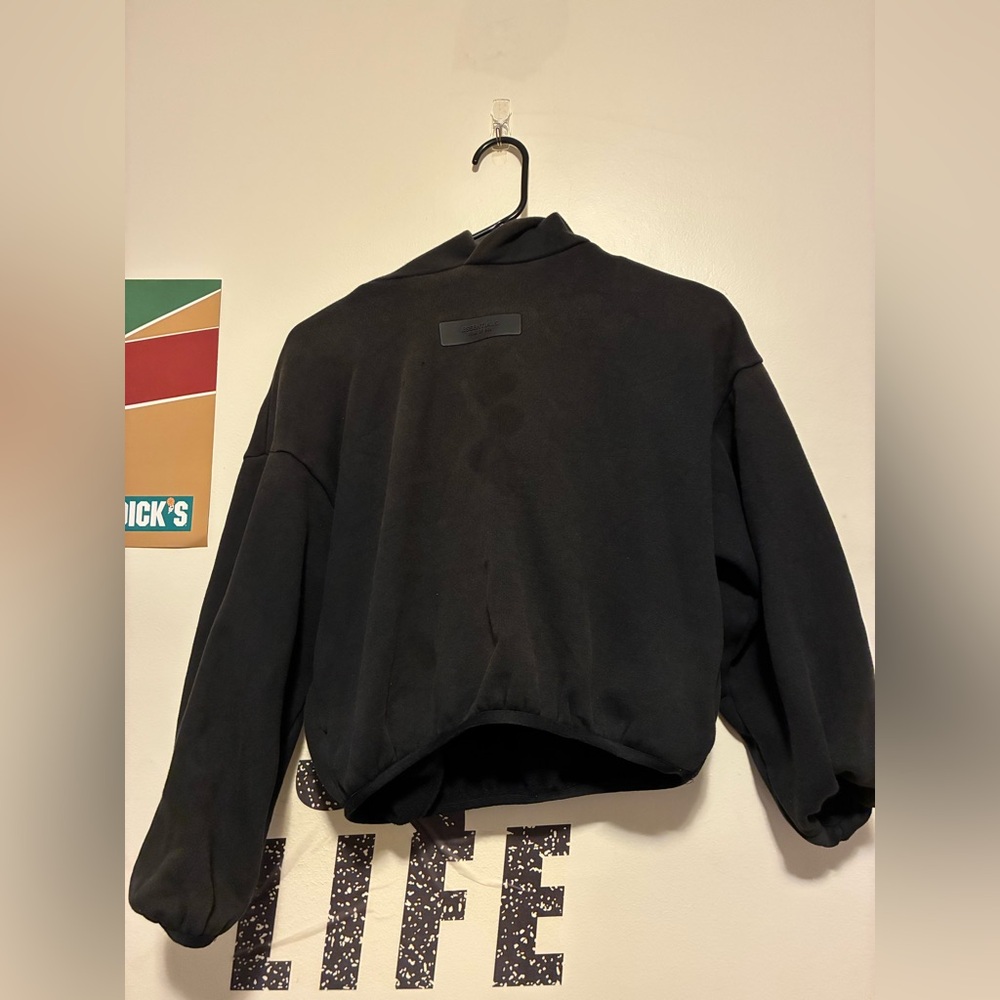 Essentials Black Kids Sweater